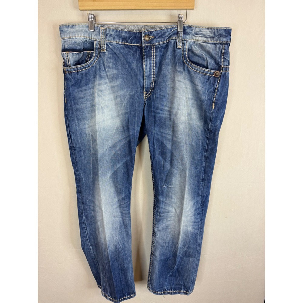 Camp David New Connor Comfort Fit Jeans Blue Denim 42x32 Heritage Brand‎